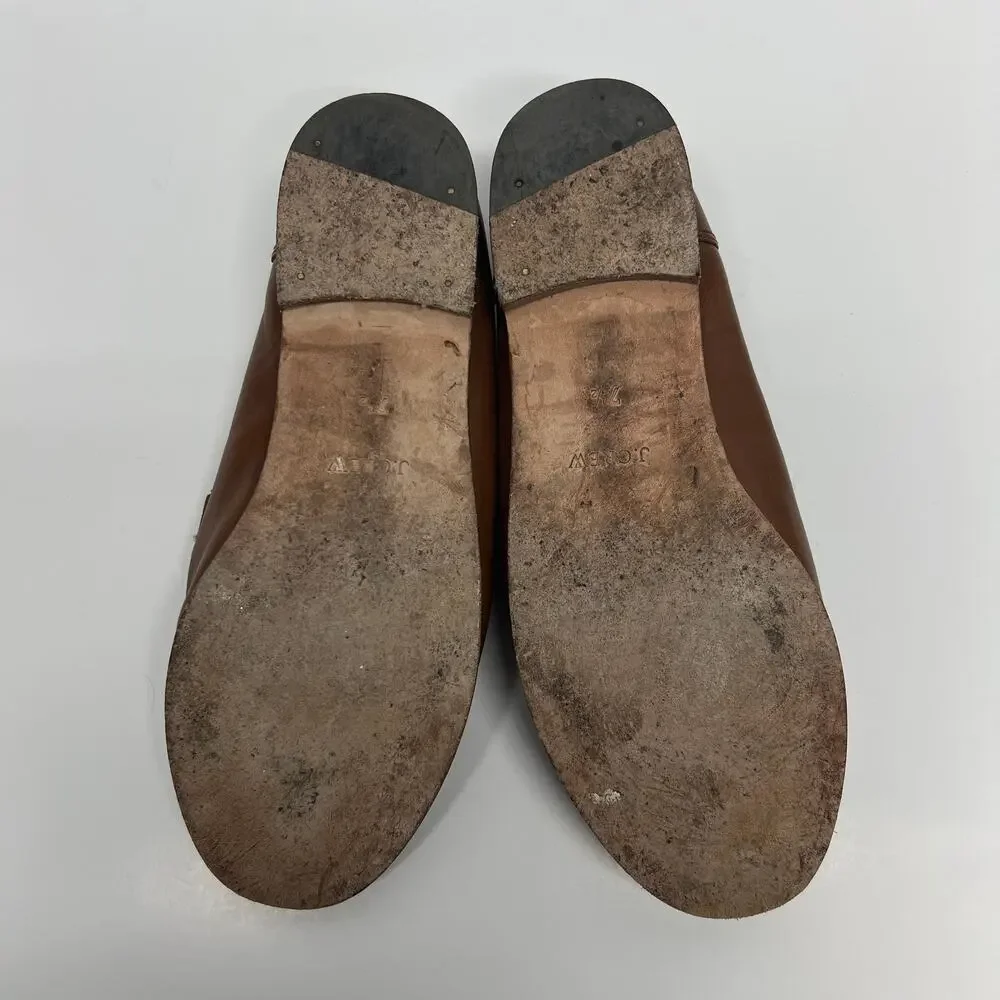 J. Crew Academia Leather Loafers Womens 7.5 School College Work Business Casual